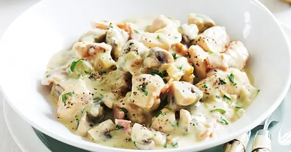 best mushrooms for chicken with mornay sauce